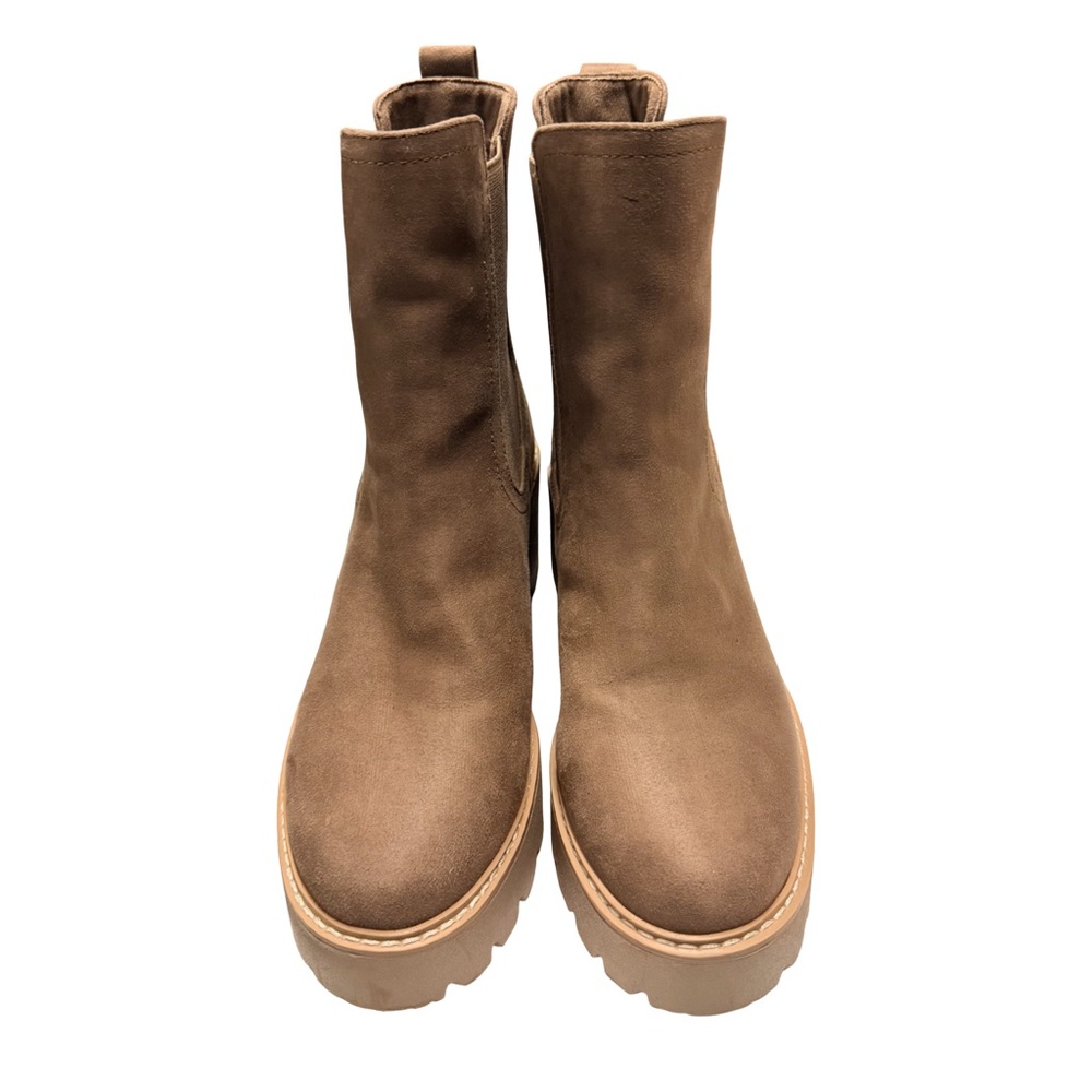 DV by Dolce Vita Tiffany Chelsea Boots | Taupe Suede - Picture 7 of 10